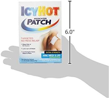 Icy Hot Topical Analgesic Small Patch Arm Neck Leg Ct