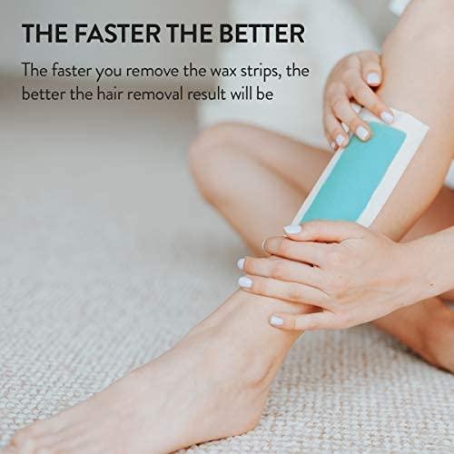 Creip Wax Strips Hair Removal Kit For Arm Leg Brazilian Underarm Bikini Wax Strips