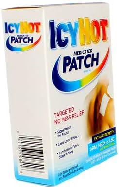 Pack Of ICY HOT Medicated Patches Extra Strength For Small Arm Neck Leg Count Each Buy
