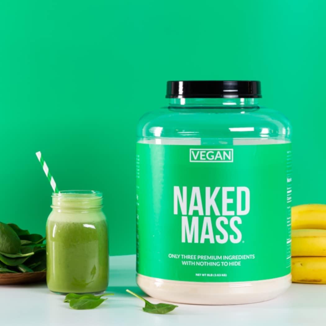 Vanilla Vegan Weight Gainer Naked Mass Lb Bulk Gmo Gluten Soy Dairy Free Calories