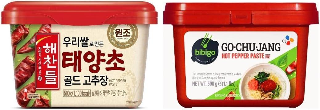 Chung Jung One Korean Hot Chilli Pepper Paste Gochujang Assorted 500g Pack Of 2 Choose Any 2