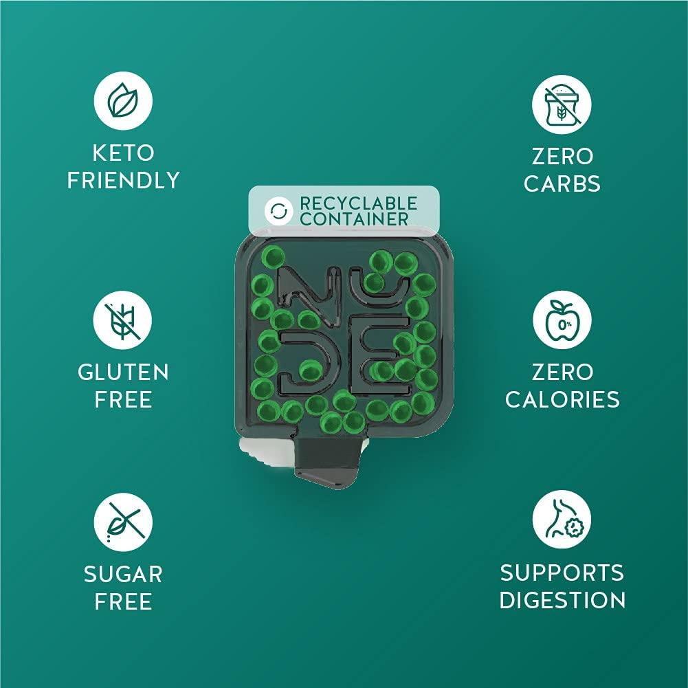 NUDE Sexy Spearmint Breath Mints Sugar Free Keto Friendly Bad Breath