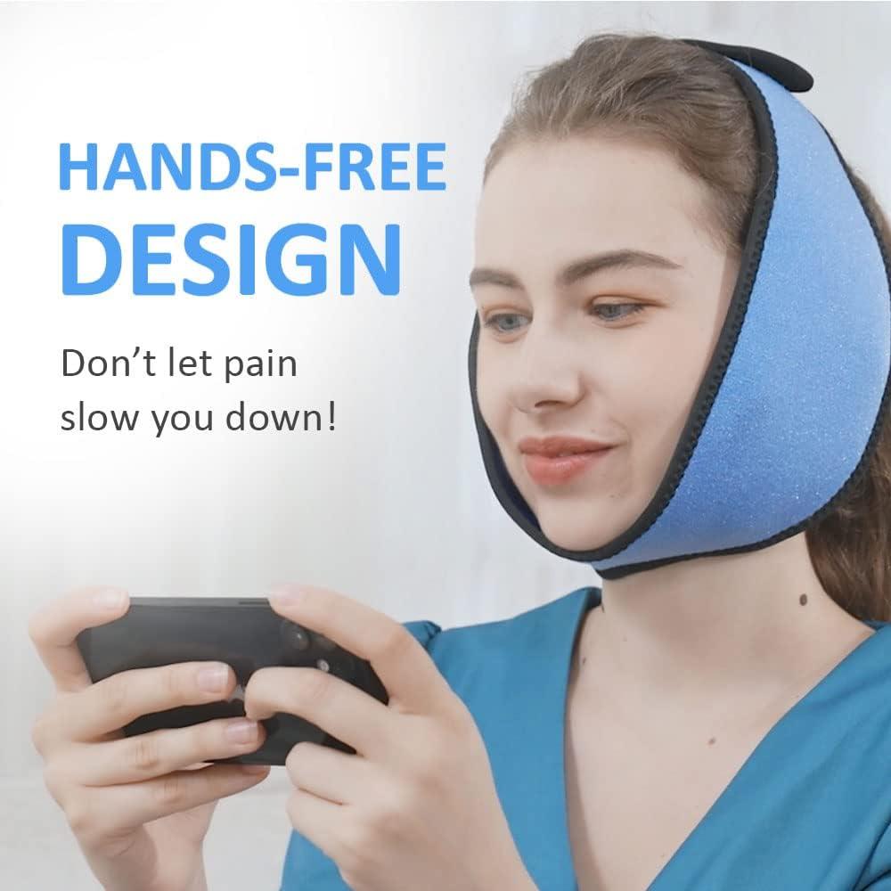 Comfpack Wisdom Teeth Ice Pack Head Wrap Hot Cold Therapy For Wisdom Teeth Surgery Tmj