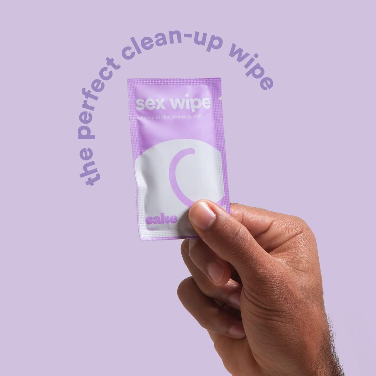 Hello Cake Sex Wipes Honeysuckle Flushable Hygiene Wipes For Adults PH Balanced