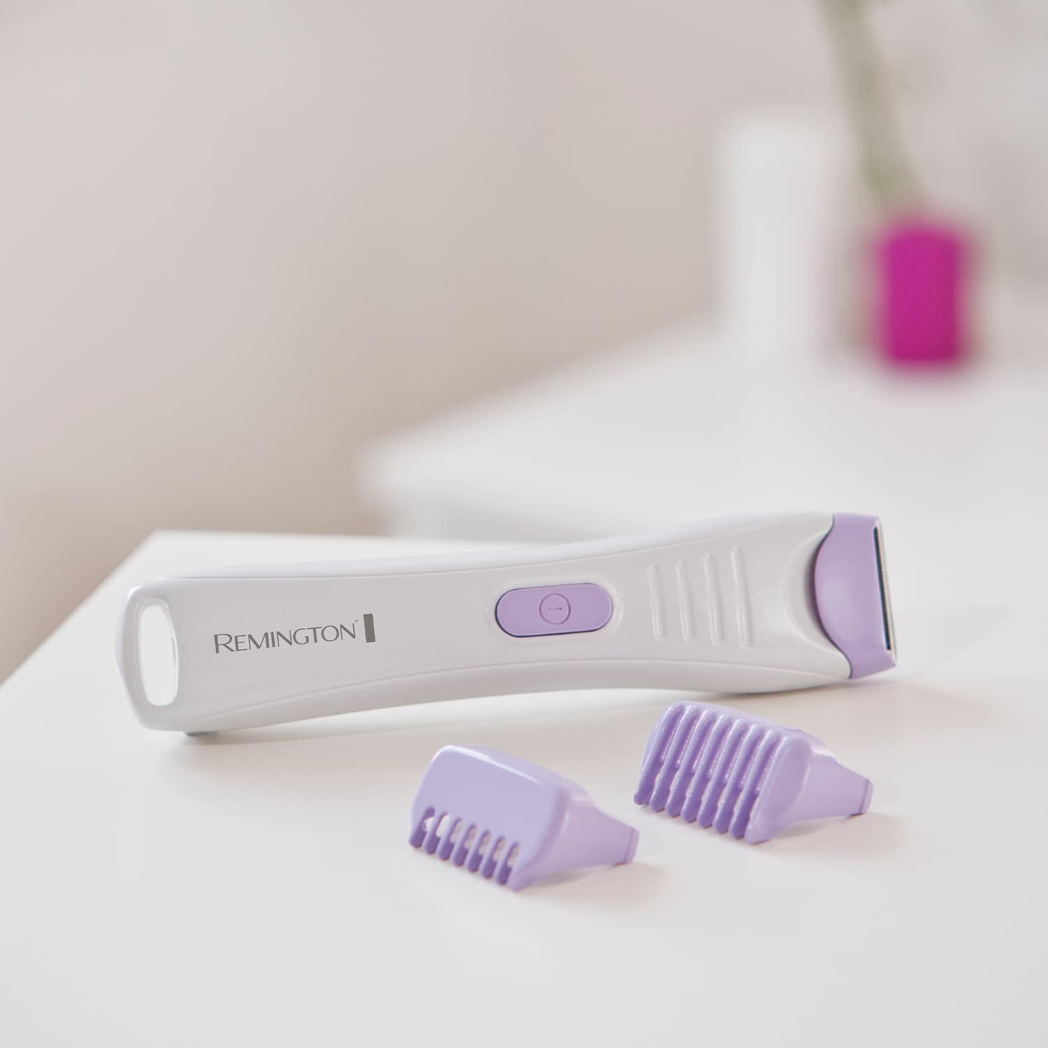 Remington Smooth And Silky Bkt Bikini Trimmer With Comfort Combs White Purple Buy Now