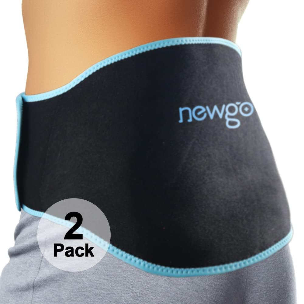 Newgo Gel Ice Pack Pack For Back Pain Relief Hot Cold Packs Belt For Injuries Sciatica