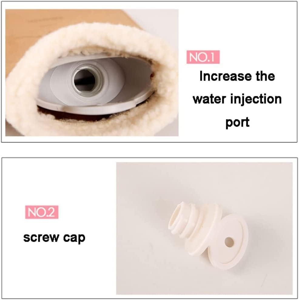 Olotu Portable Hot Water Bottle L Heat Pack With Plush Lavender Cover For Neck Shoulder