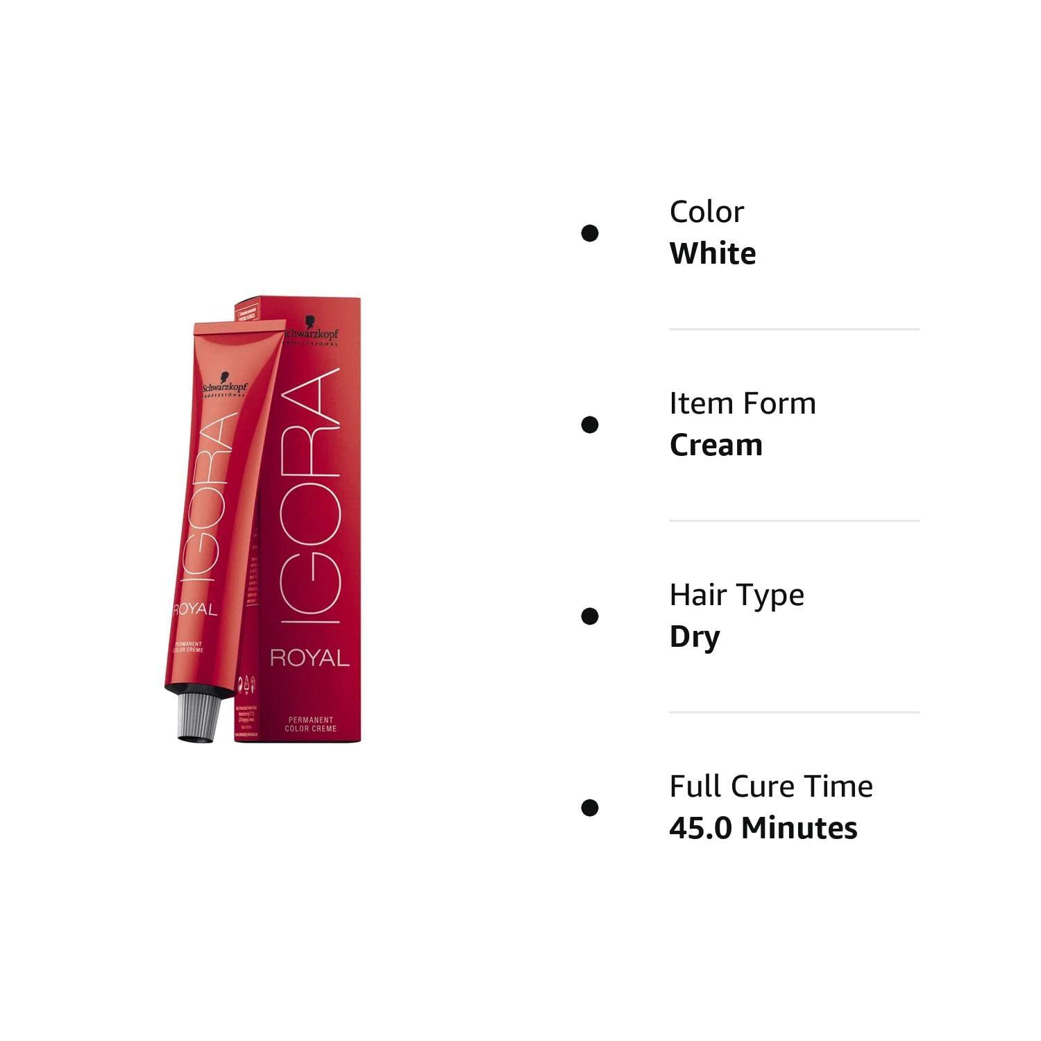 Schwarzkopf Igora Royal Dark Blonde Cendre Permanent Hair Color Fl Oz White Fl