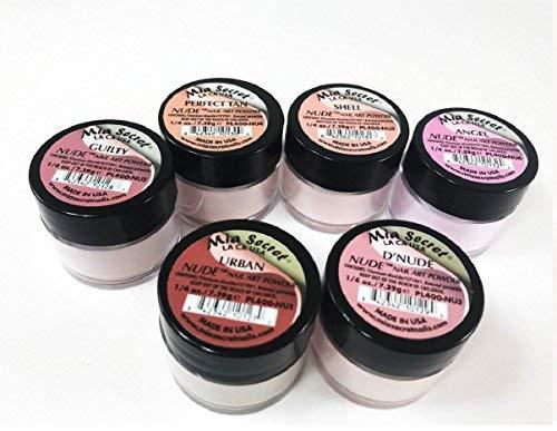 Mia Secret Nude Nail Art Powder Collection Set Of 6 Colors 0 25 Oz Buy Now With Express