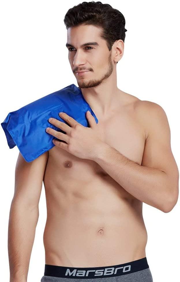 Koo Care Large Flexible Gel Ice Pack Wrap With Straps Hot Cold Therapy For Pain Relief