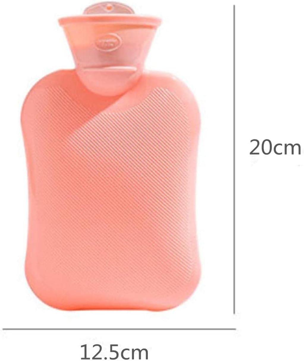 Ml Pink Rubber Hot Water Bottle Soft Cozy Heating For Neck Shoulders Back Legs Waist