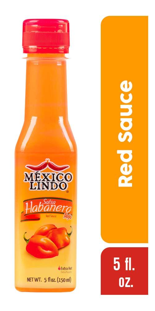 Mexico Lindo Red Habanero Hot Sauce Scoville Fl Oz Bottles Pack Of Buy Now
