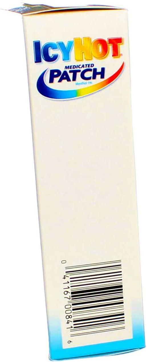 Pack Of ICY HOT Medicated Patches Extra Strength For Small Arm Neck Leg Count Each Buy