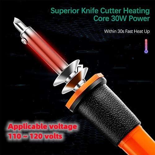22 Pieces Electric Hot Knife Cutter Tool Kit Include Heat Cutter Multipurpose Stencil Cutter 16