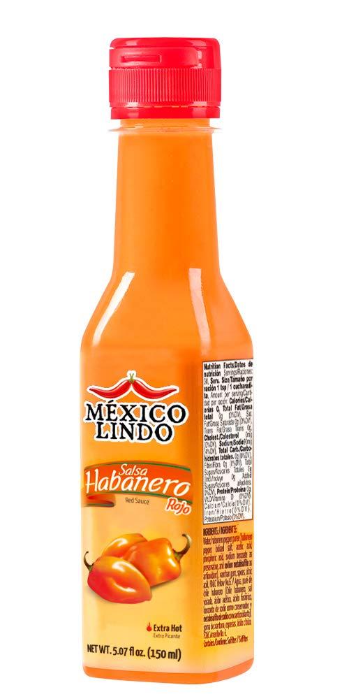 Mexico Lindo Red Habanero Hot Sauce Scoville Fl Oz Bottles Pack Of Buy Now