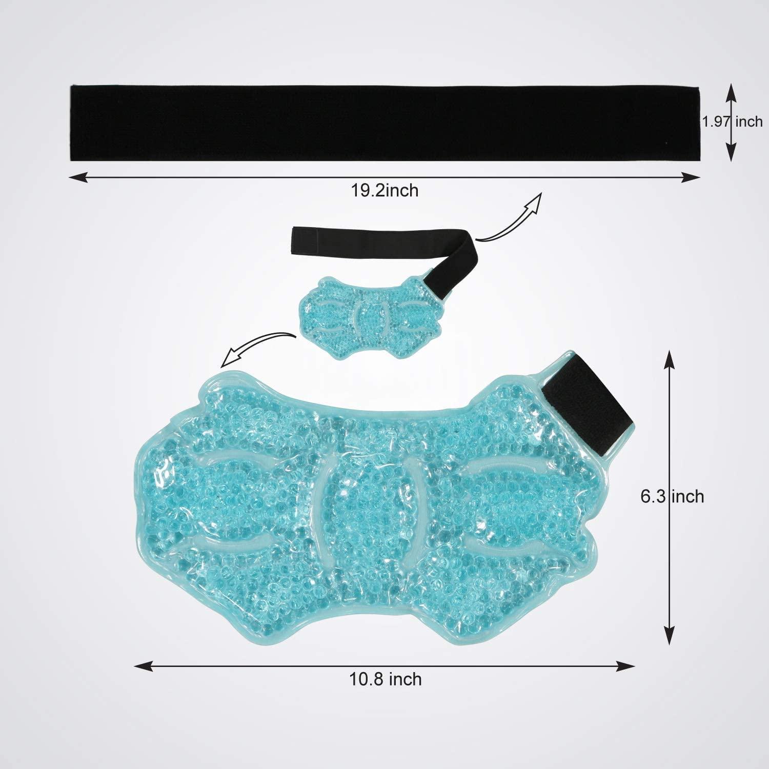 Adjustable Ankle Ice Therapy Wrap For Sprained Ankles Hot Cold Gel Pack For Plantar Fasciitis