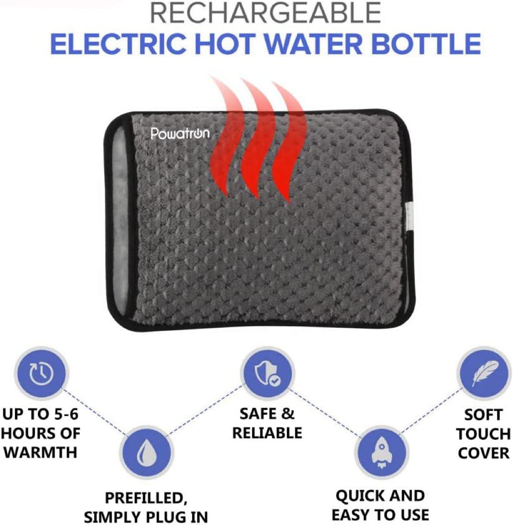 Powatron Rechargeable Electric Hot Water Bottle Hand Warmer Slate Grey Buy Now With Express