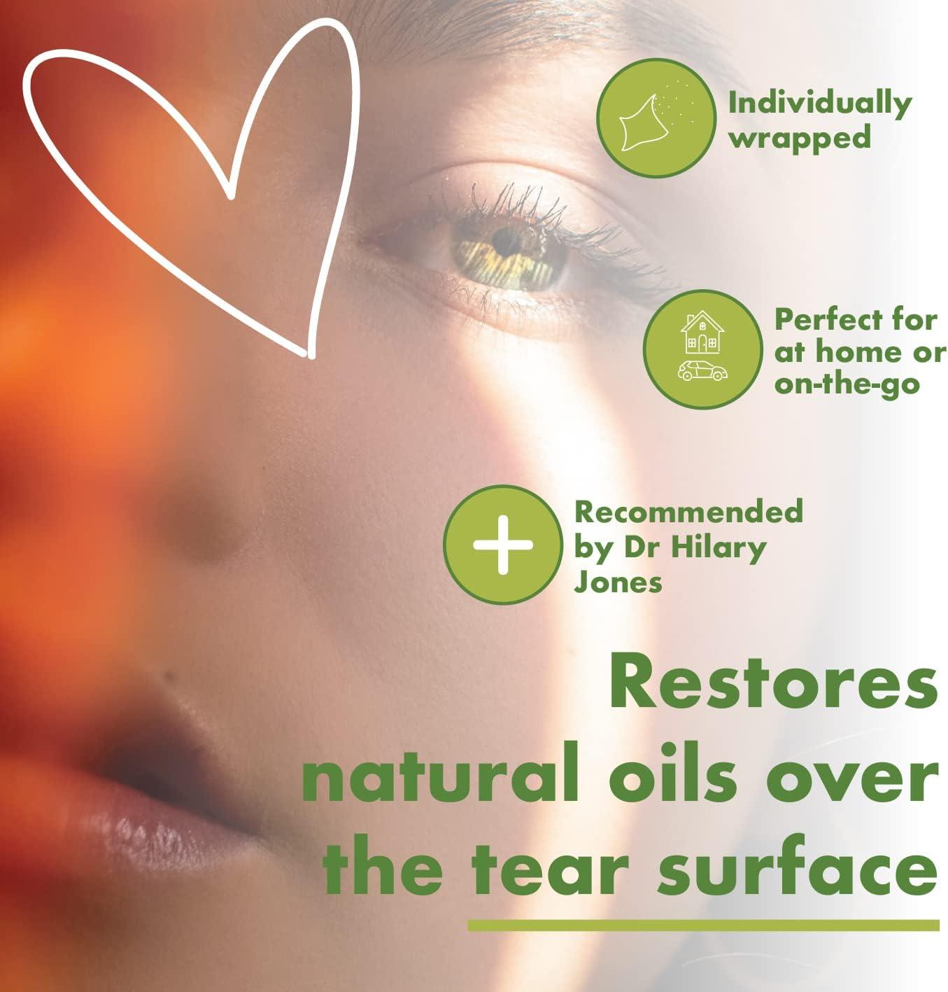 Eye Doctor Premium Treatment Bundle Hot Cold Eye Compress And Tea Tree Eyelid Wipes Dry Eye