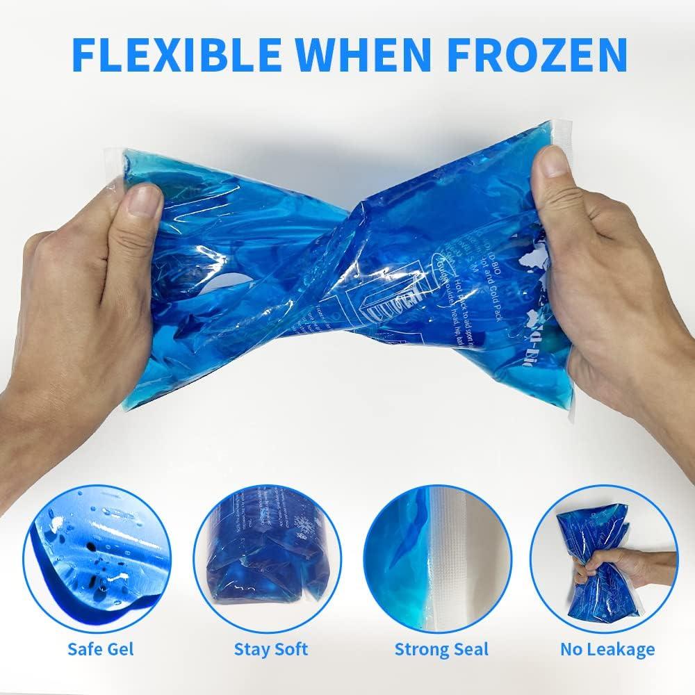 Extra Large Reusable Gel Ice Pack For Injuries Hot Cold Compress For Shoulder Knee Back