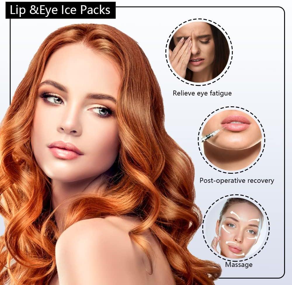 Reusable Gel Eye Ice Pack Hot Cold Treatment For Eye Strain Puffy Eyes Dark Circles Fine