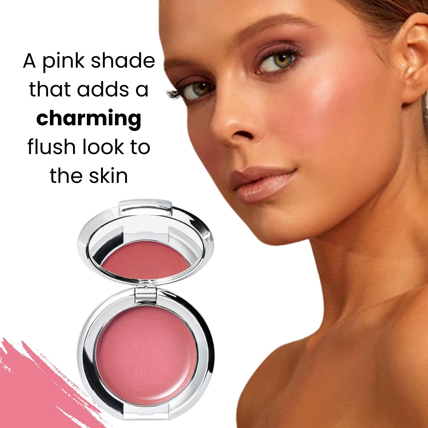 Nude Envie Cream Blush Pink With Hyaluronic Acid Certified Vegan Cruelty Free Formula For