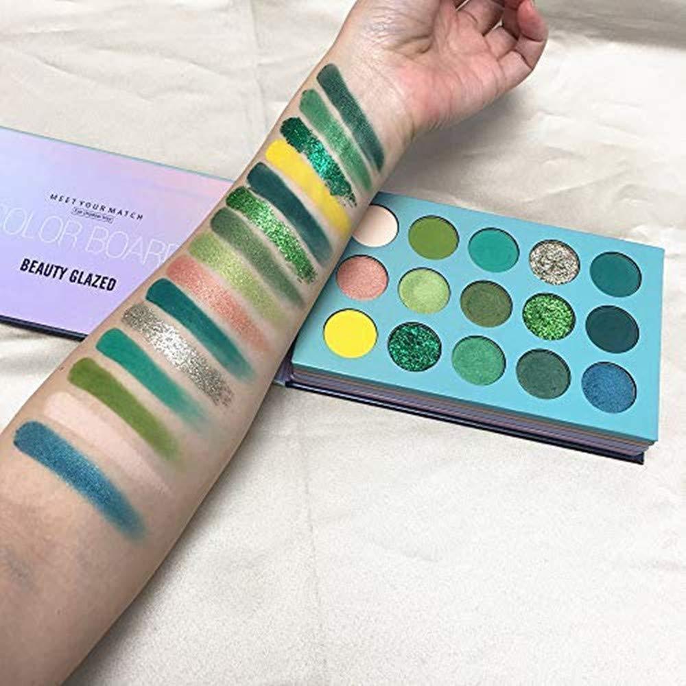 Beauty Searcher Color Eyeshadow Palette High Pigmented Glitter Matte Shades Nude Makeup