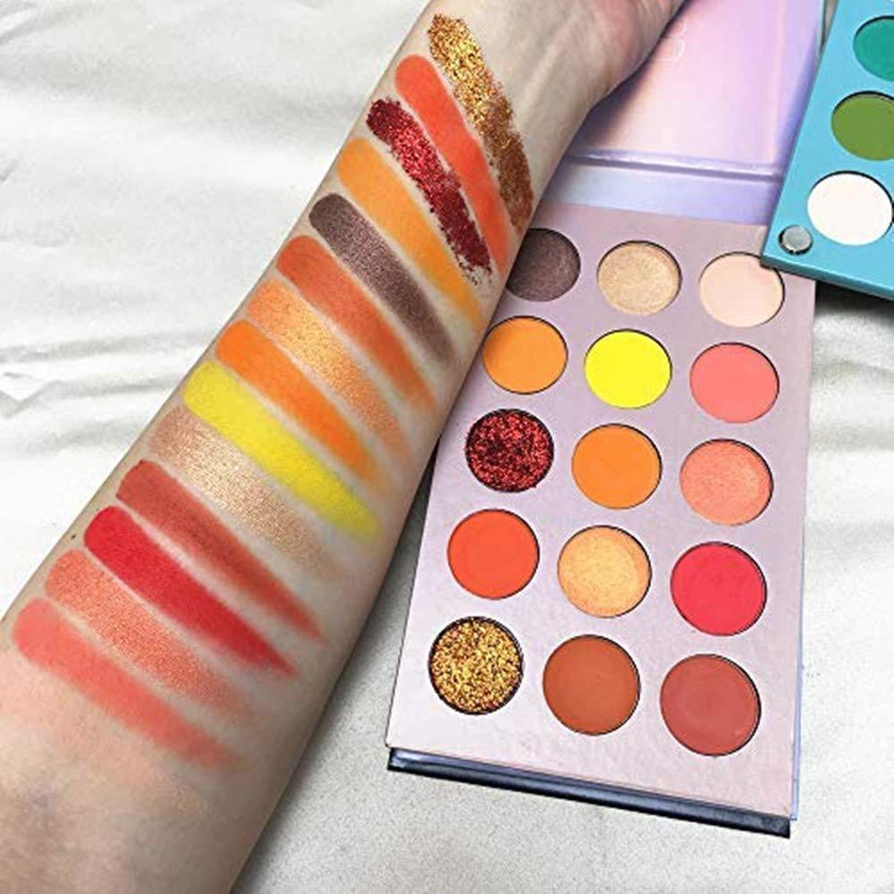 Beauty Searcher Color Eyeshadow Palette High Pigmented Glitter Matte Shades Nude Makeup