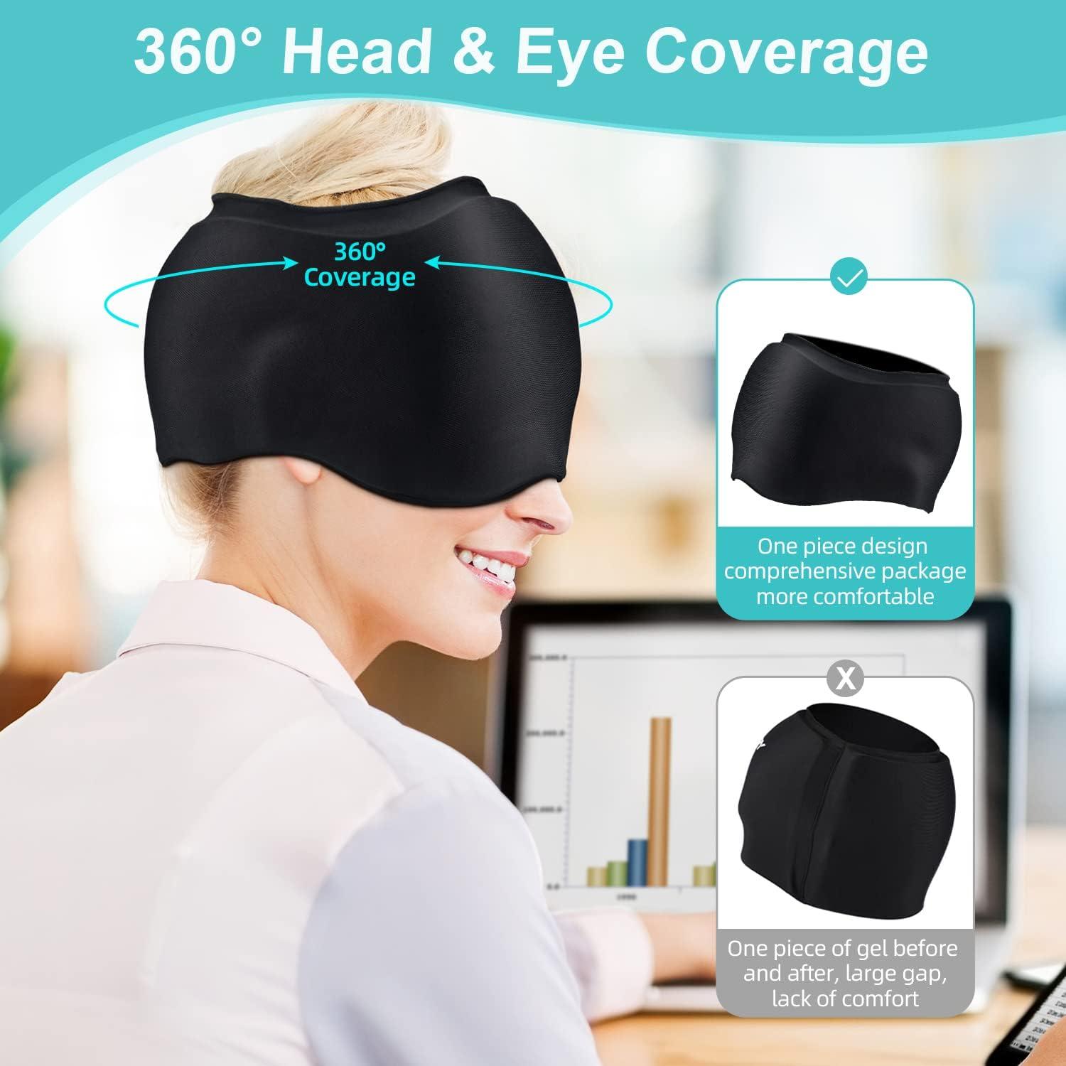 Migraine Relief Cap Cold Hot Therapy Headache Hat For Tension