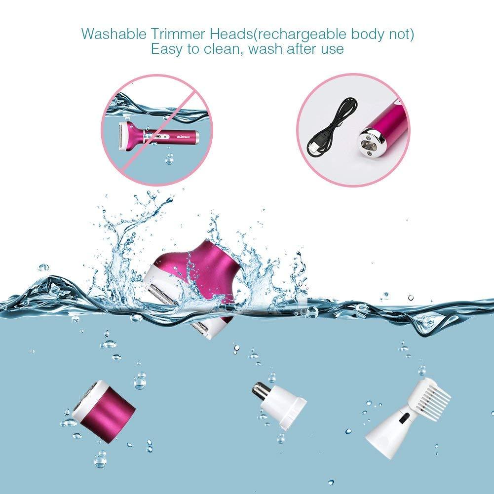 Oocome In Women Bikini Trimmer Electric Shaver Rechargeable