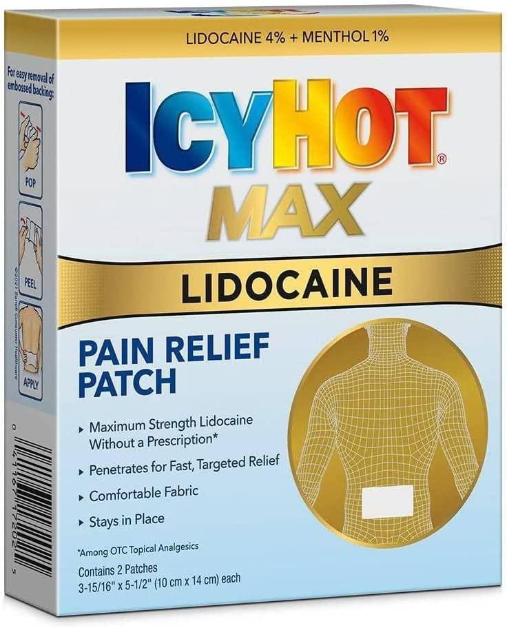 GoSupps Icy Hot Original Pain Relief Patch Large 5 Patches