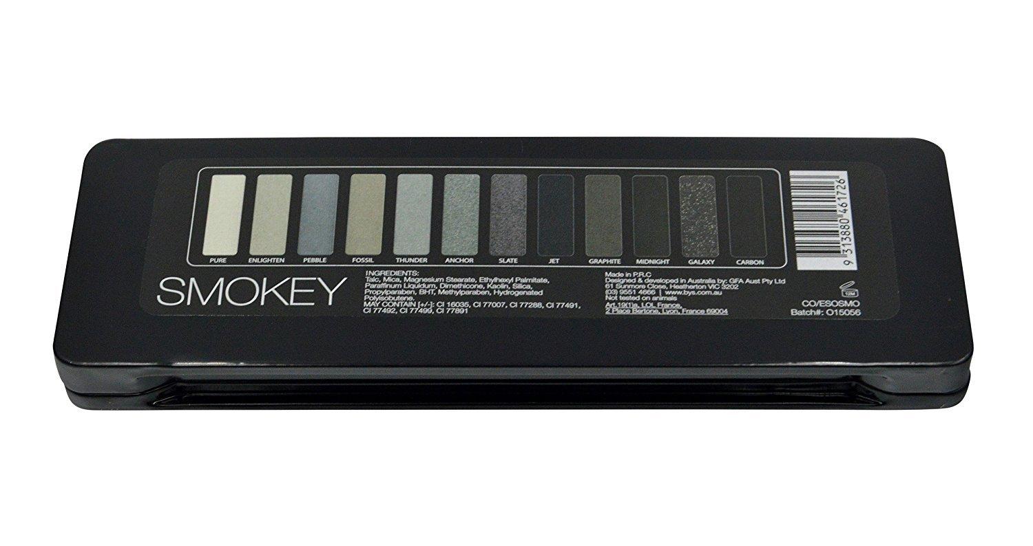 Bys Color Eyeshadow Palette Nude Smokey Oz Long Lasting Pigmented Shadows Buy Now