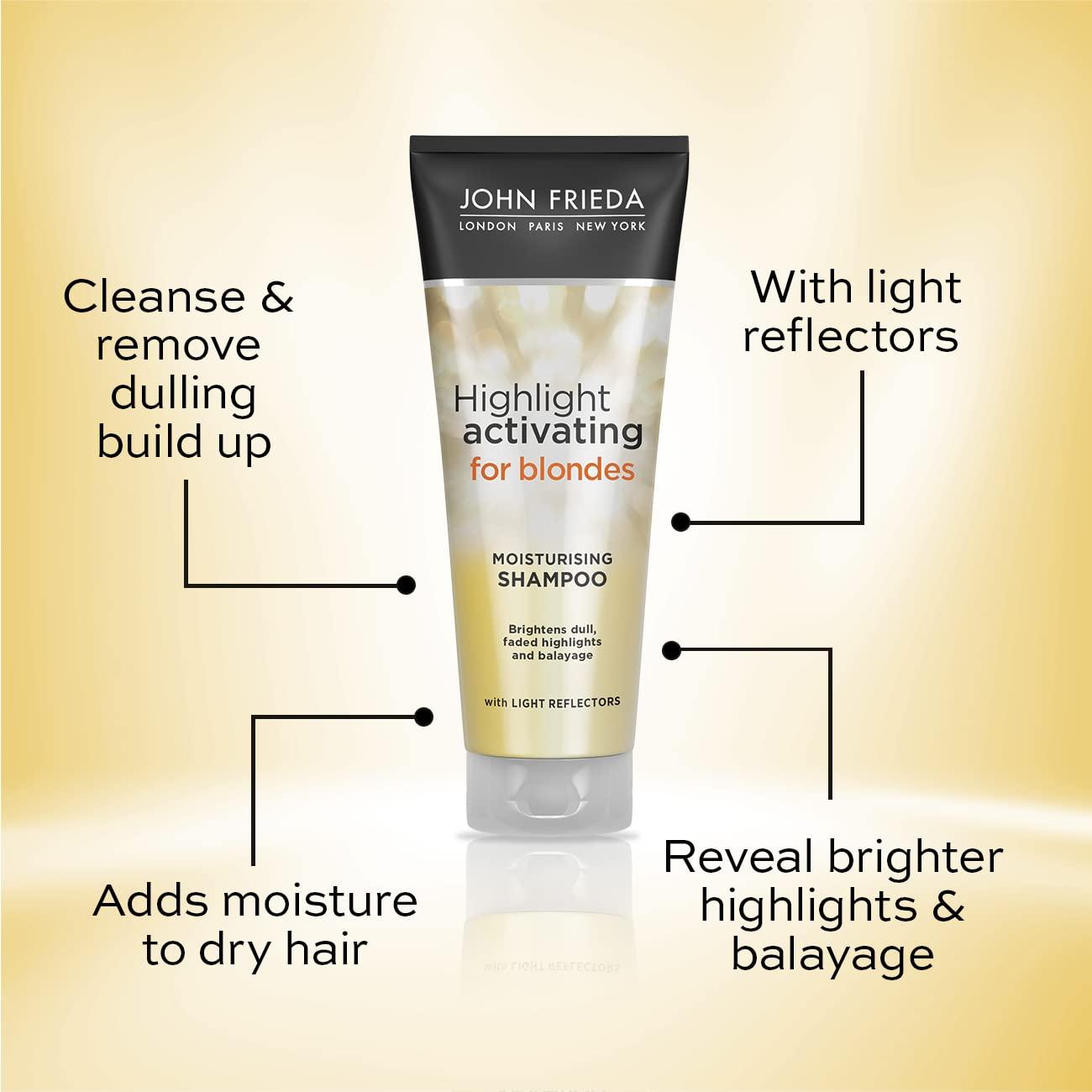 John Frieda Sheer Blonde Highlight Activating Moisturising Shampoo