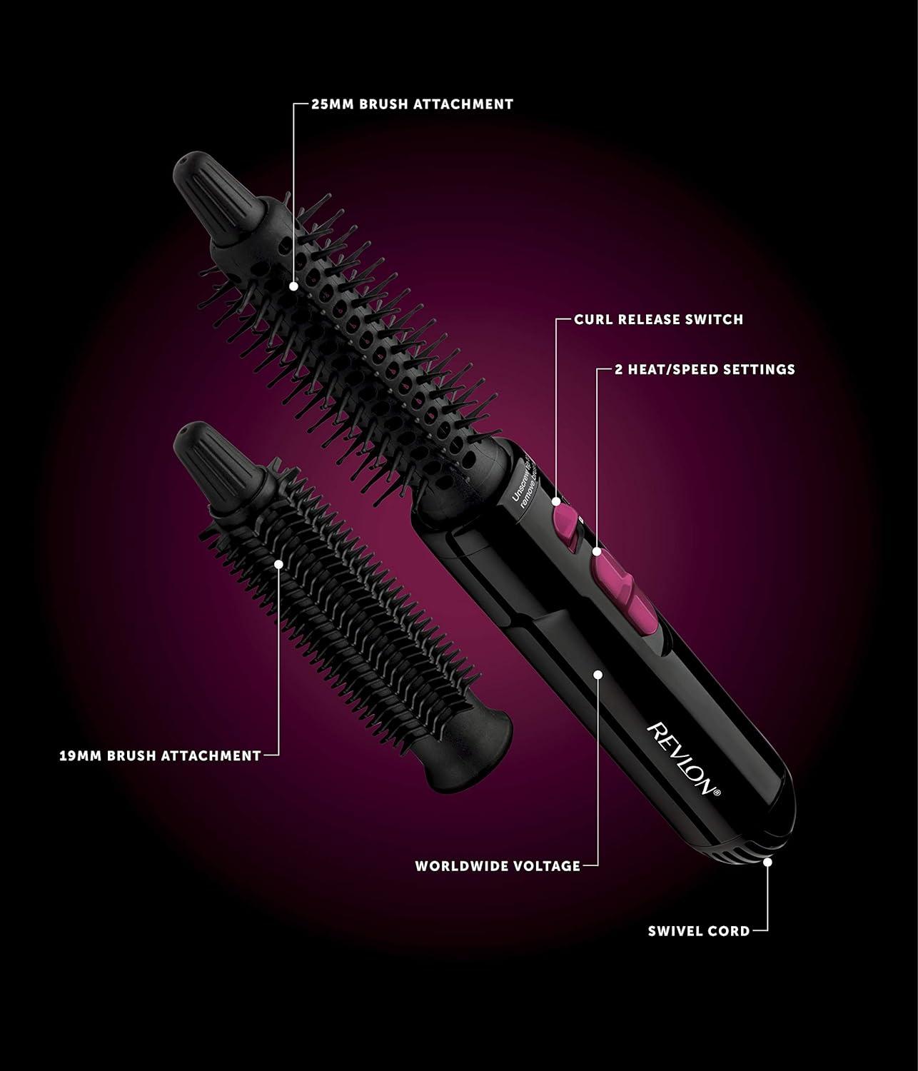 Revlon RVHA UK Tangle Free Hot Air Styler Black Fast Easy Hair Styling Buy Now With