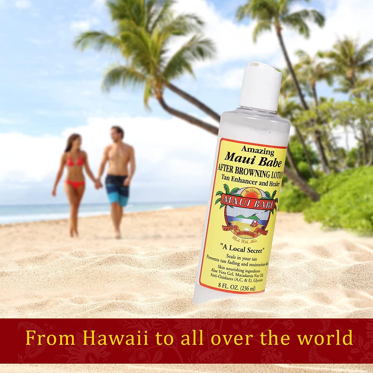 Maui Babe Before And After Browning Lotion Pack Sun Tan Enhancer Made In Usa Ounces