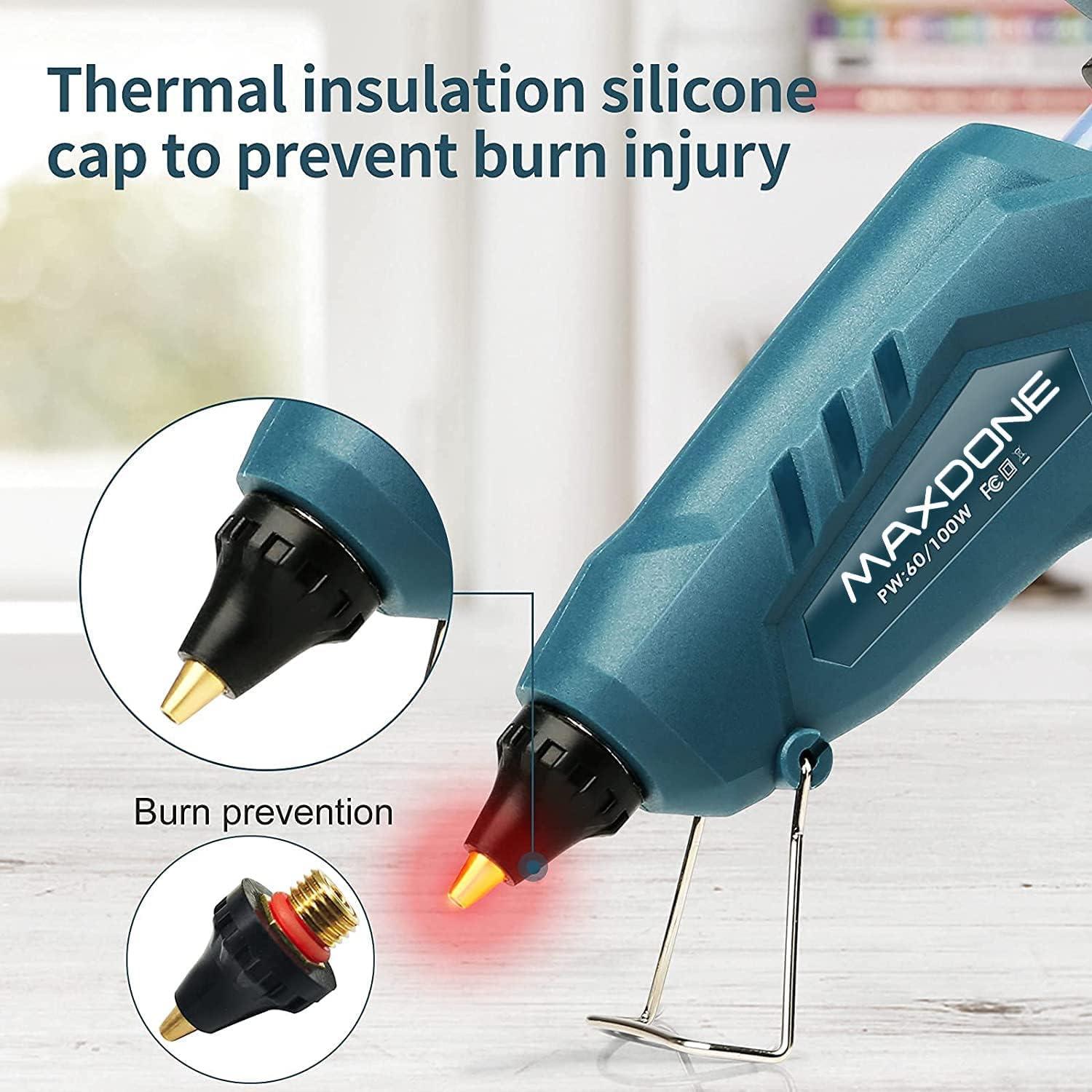 Maxdone Craft Full Size Hot Glue Gun Kit With Pcs Glue Sticks Heavy Duty W For Diy Art