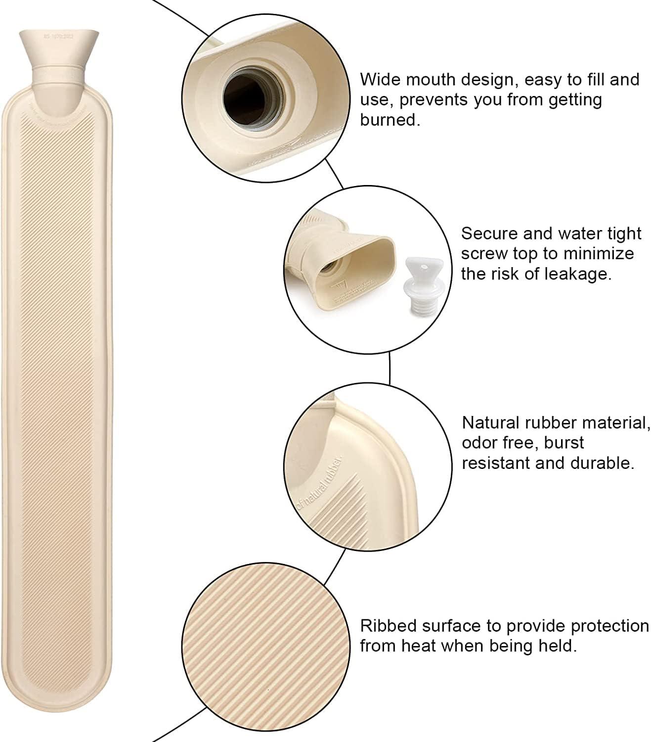 Long Hot Water Bottle L Extra Long Fluffy Hot Water Bottle With Cover Uk Wearable Hot Water