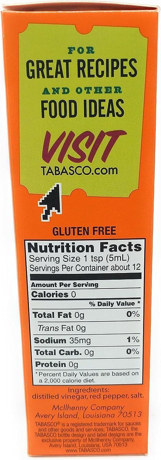 Hot Sauce Bundle Which Contains Tabasco Original Red Pepper Hot Sauce Ml Pack Of With