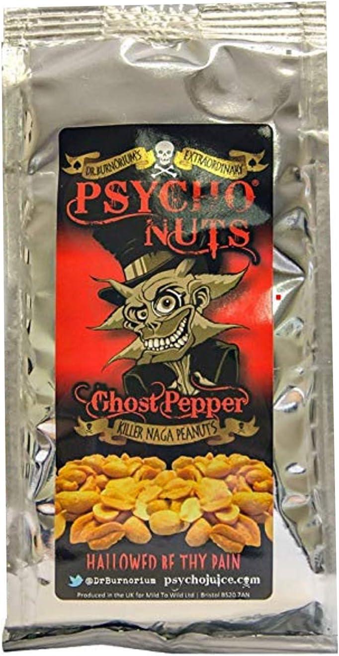 Psycho Juice Dark Arts Wooden Chilli Sauce Nuts Gift Set Hot Mustard Sauce Ml