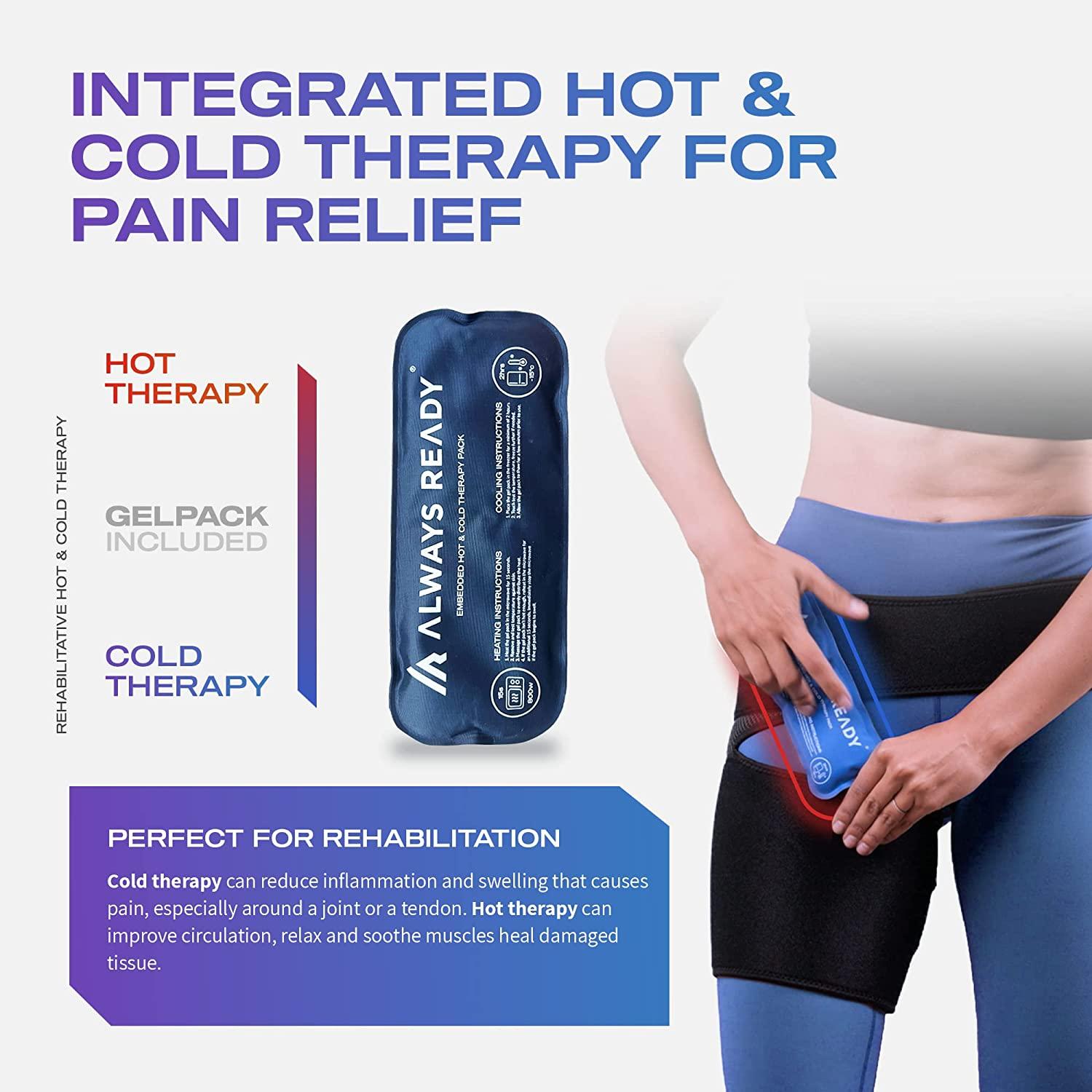 Groin Support With Hot Cold Gel Pack For Thigh Hip Hamstring Pain Relief Adjustable