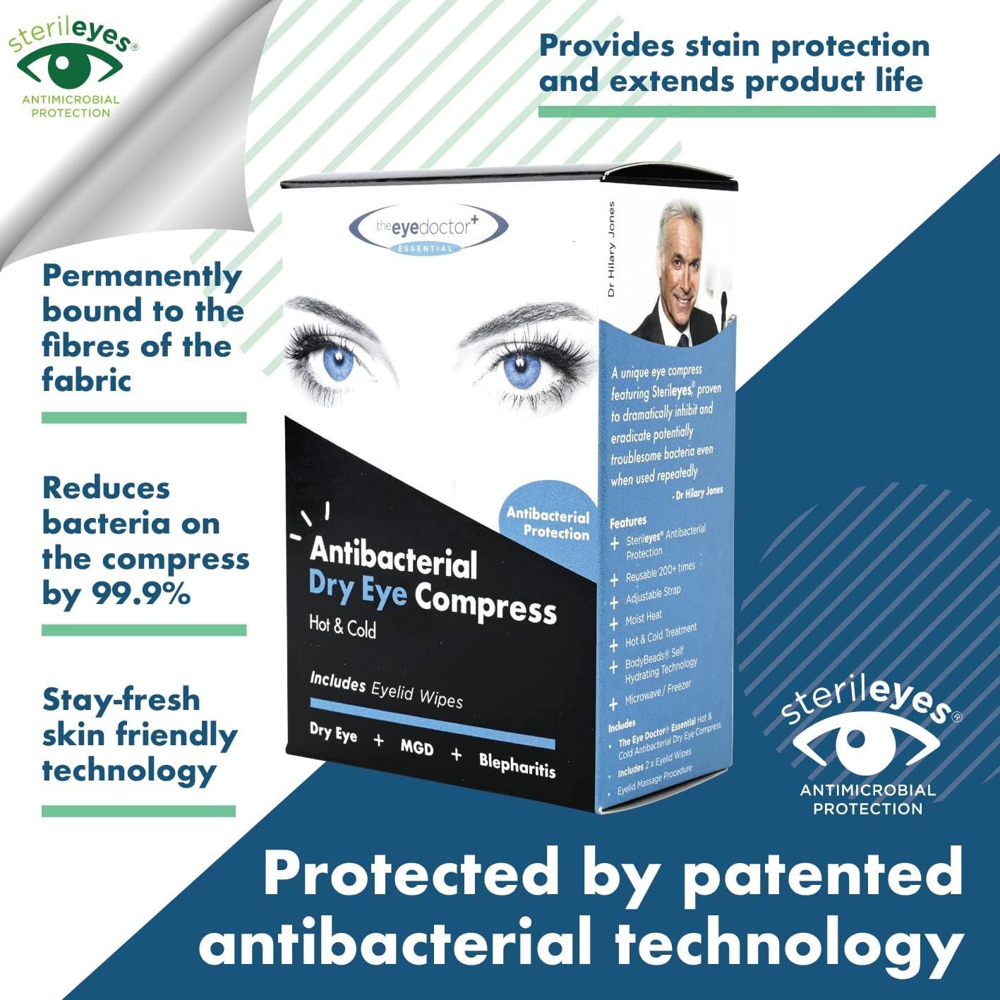 Antibacterial Hot Eye Compress For Dry Eye Blepharitis Mgd Microwave Safe Buy Now With