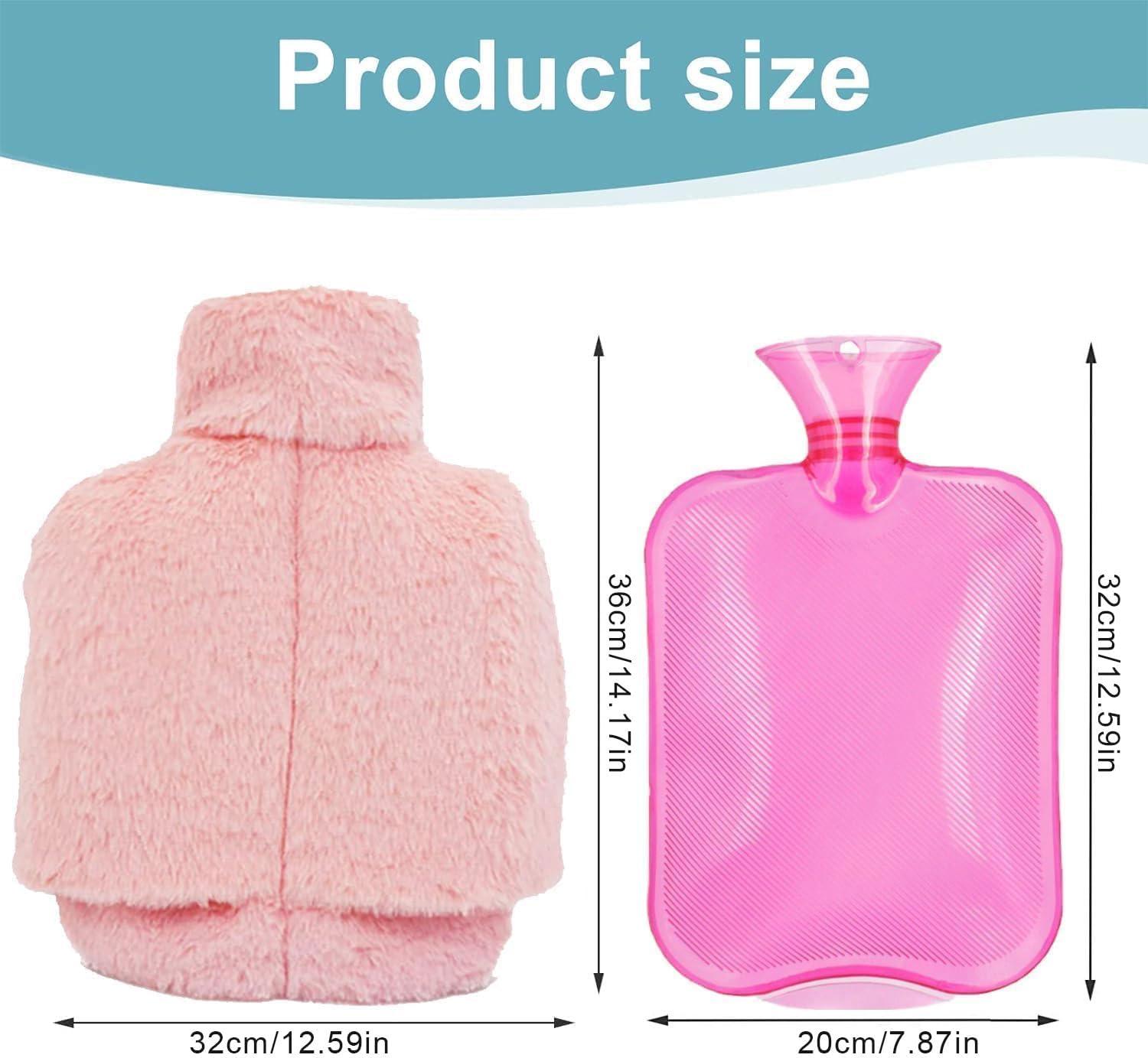 Buy L Foot Warmer Hot Bottle Large In Non Electric Plush Heat Bottle For Feet Pink