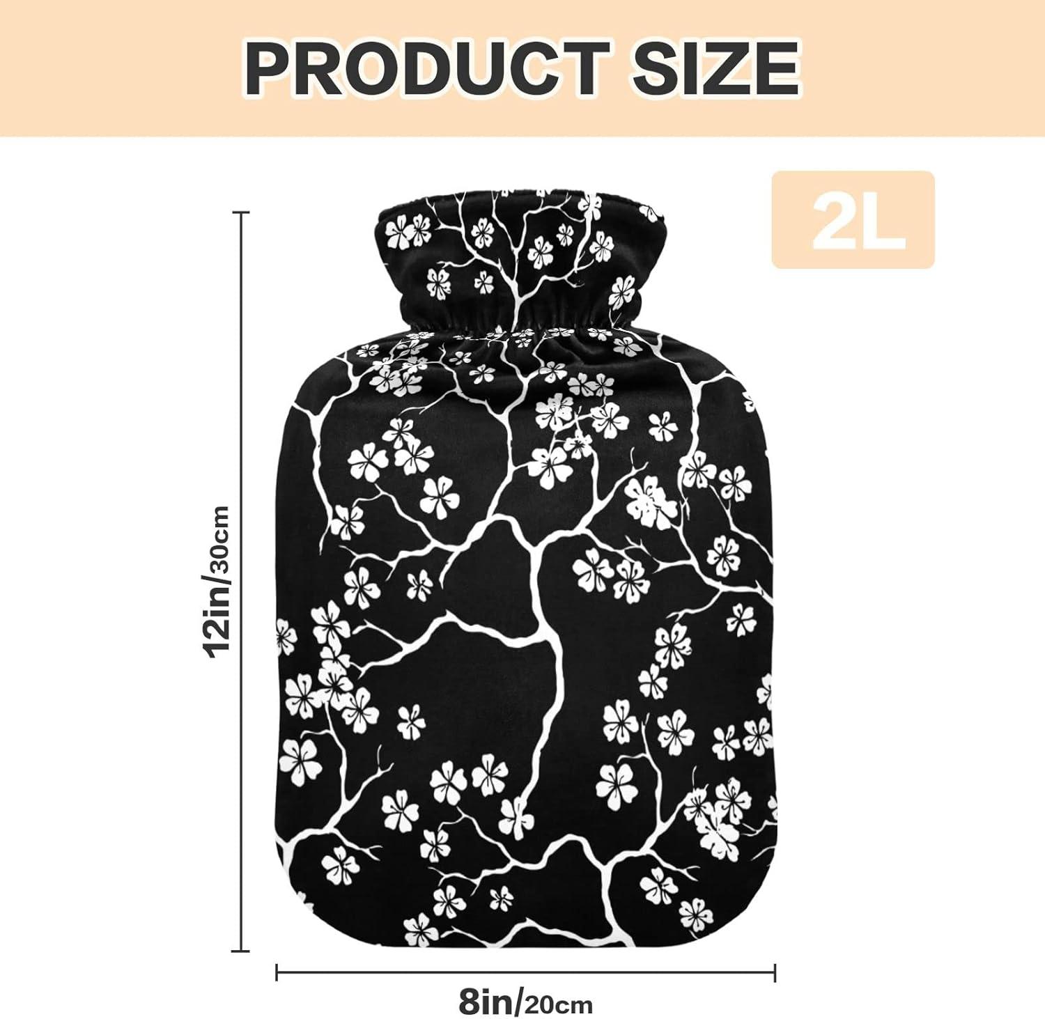 Cherry Blossom Hot Water Bottle 2L Pain Relief Warmth For Period Cramps Hands Feet Buy