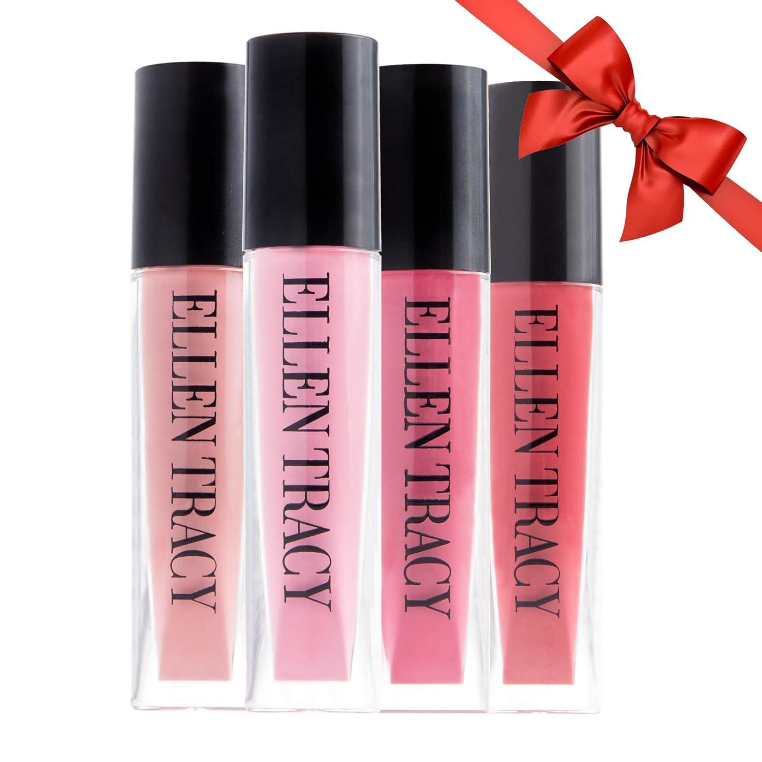 Enchante Matte Nude Liquid Lipstick Set Pack Rosy Nudes For Long Lasting Wear Women And
