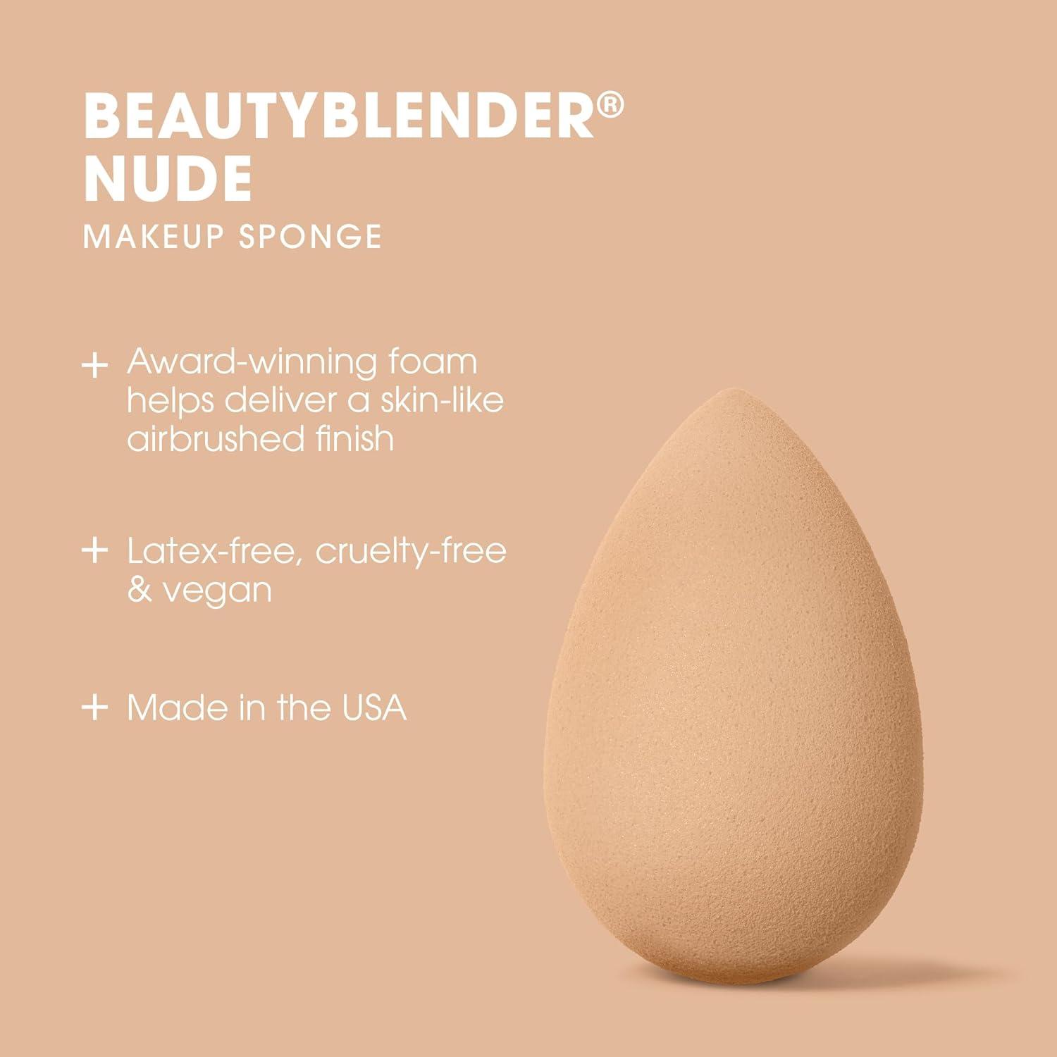 Beautyblender Nude Makeup Applicator Sponge Ideal For Flawless Makeup