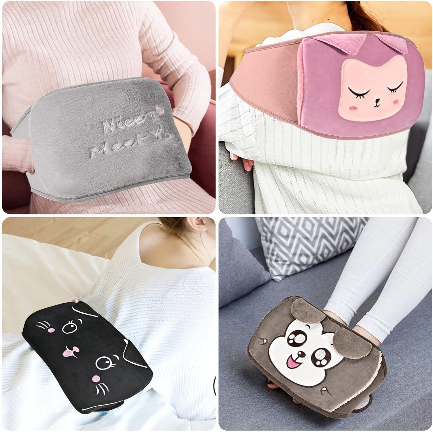 Wearable Hot Water Bottle With Soft Plush Cover Black Ml Buy Now With Express