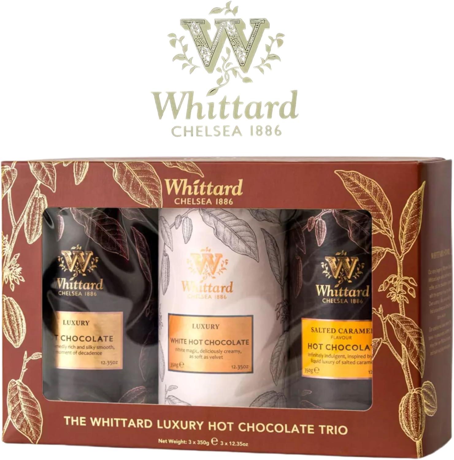 Whittard Of Chelsea Luxury Hot Chocolate 3 X 350g Rich And Decadent Cocoa Mix Buy Now With
