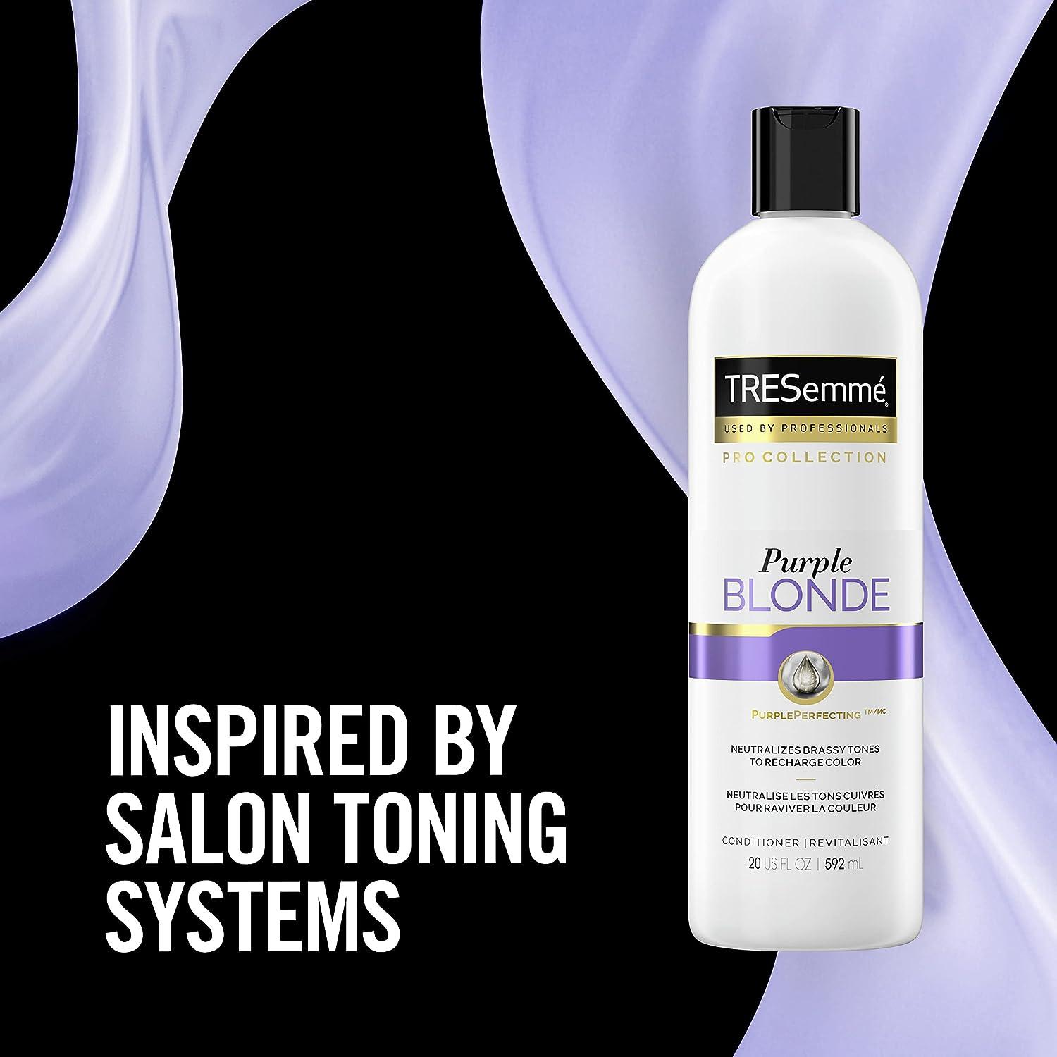 TRESemm Pro Collection Purple Shampoo Conditioner Set Fl Oz Each For Blonde Silver Grey