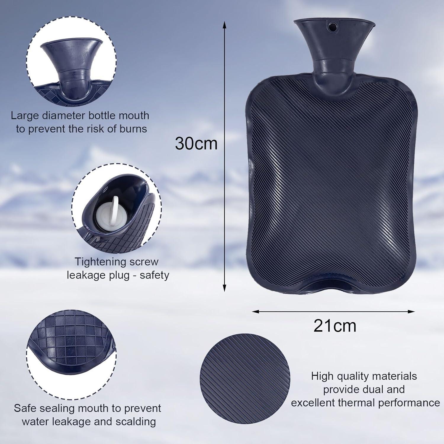 Buy Soft Plush Hot Water Bottle L Large Hand Warmer Bed Bottle With Cover International