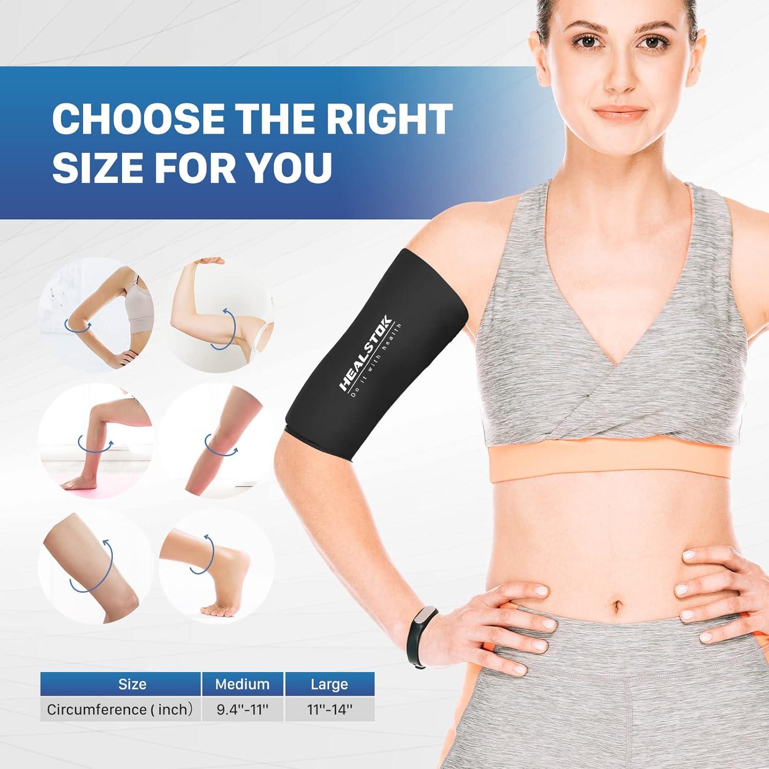 Freeze Sleeve Ice Pack For Elbow Knee Reusable Flexible Gel Wrap For Hot Cold Therapy