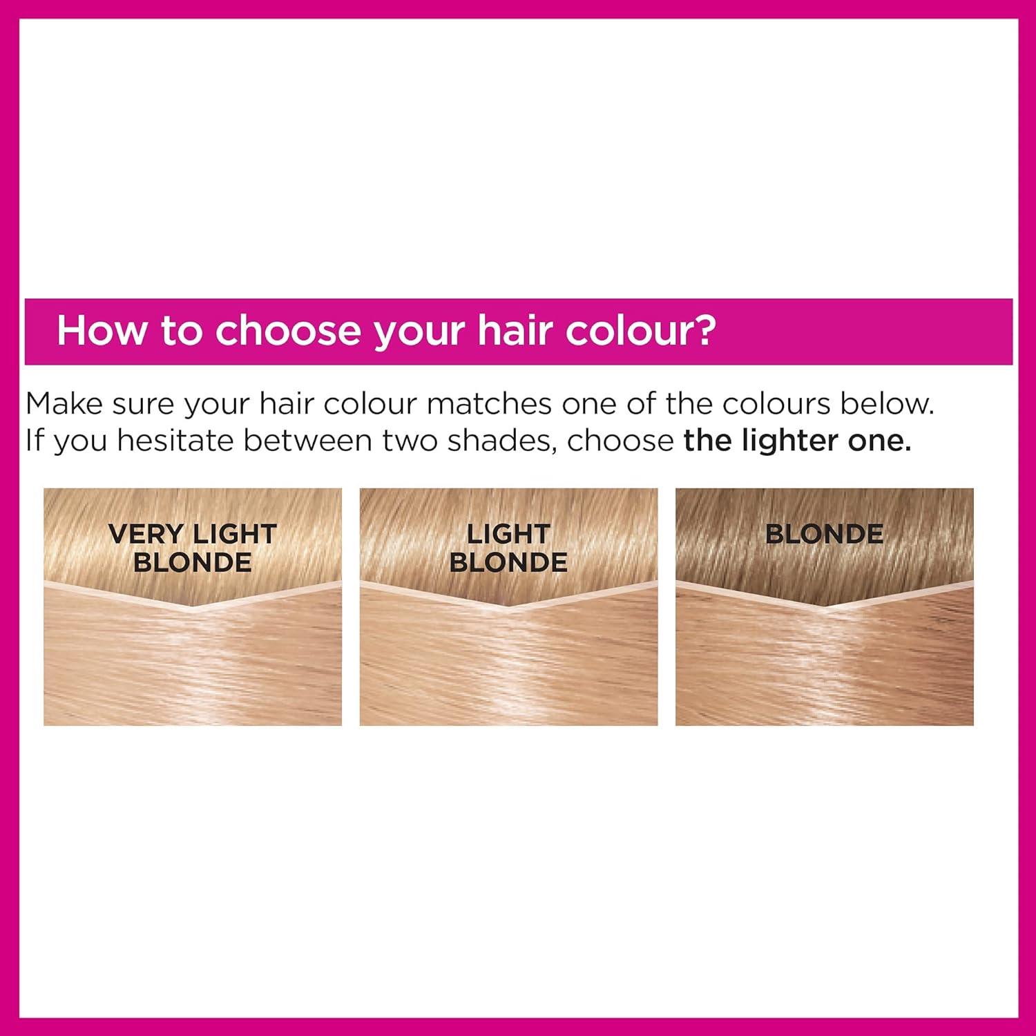 Lor Al Paris Ammonia Free Semi Permanent Hair Dye Light Pearl Blonde Natural Glossy